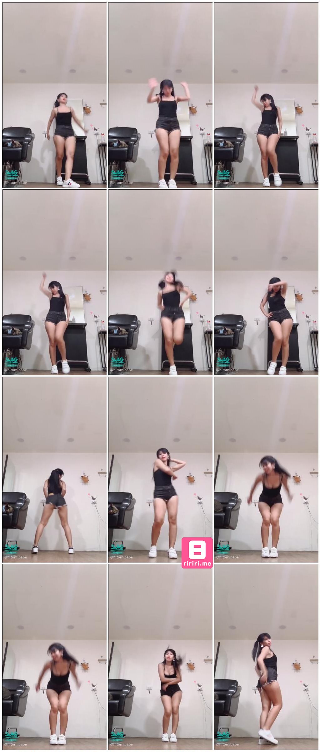 王語瞳跳舞練習中 王語瞳跳舞練習中